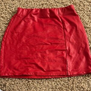 Red Women's Skirt